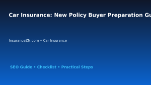 Car Insurance: New Policy Buyer Preparation Guide for Australian Readers 2026 featured image