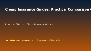 Cheap Insurance Guides: Practical Comparison Checklist for Australian Readers 2026 featured image