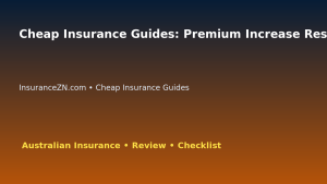 Cheap Insurance Guides: Premium Increase Response Plan for Australian Readers 2026 featured image