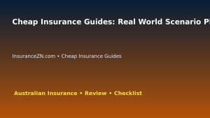 Cheap Insurance Guides: Real World Scenario Planning for Australian Readers 2026 featured image