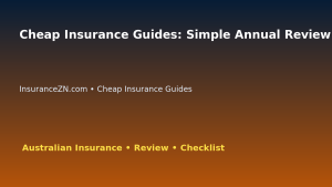 Cheap Insurance Guides: Simple Annual Review Method for Australian Readers 2026 featured image