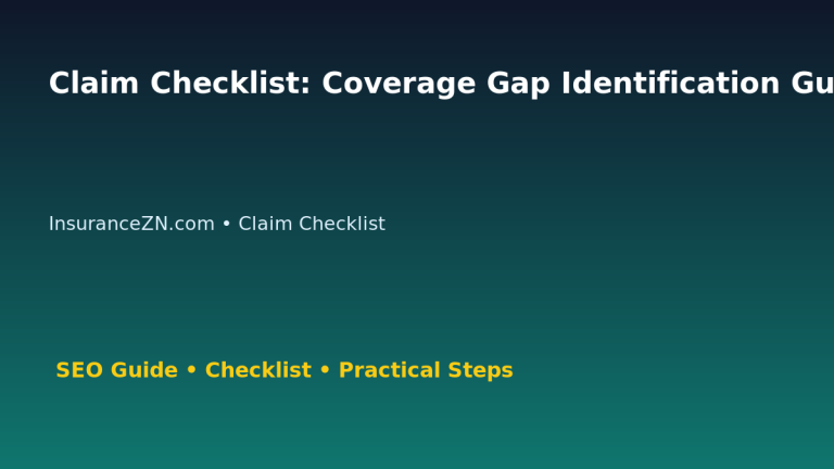 Claim Checklist: Coverage Gap Identification Guide for Australian Readers 2026 featured image
