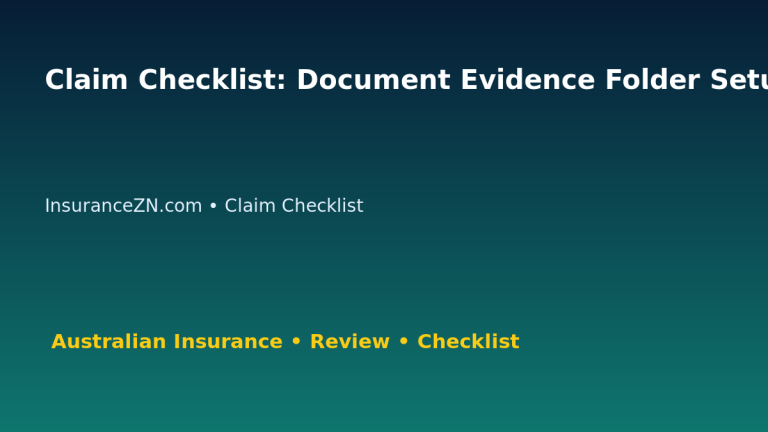 Claim Checklist: Document Evidence Folder Setup for Australian Readers 2026 featured image
