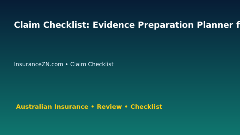 Claim Checklist: Evidence Preparation Planner for Australian Readers 2026 featured image