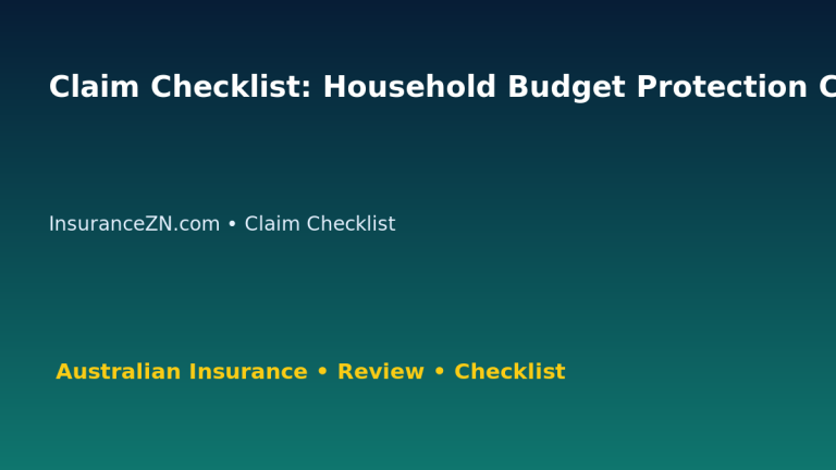 Claim Checklist: Household Budget Protection Checklist for Australian Readers 2026 featured image