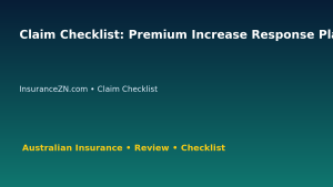 Claim Checklist: Premium Increase Response Plan for Australian Readers 2026 featured image