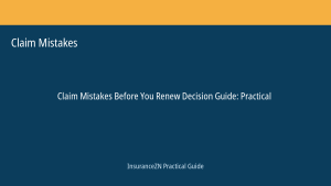 Claim Mistakes guide featured image: Before You Renew Decision Guide