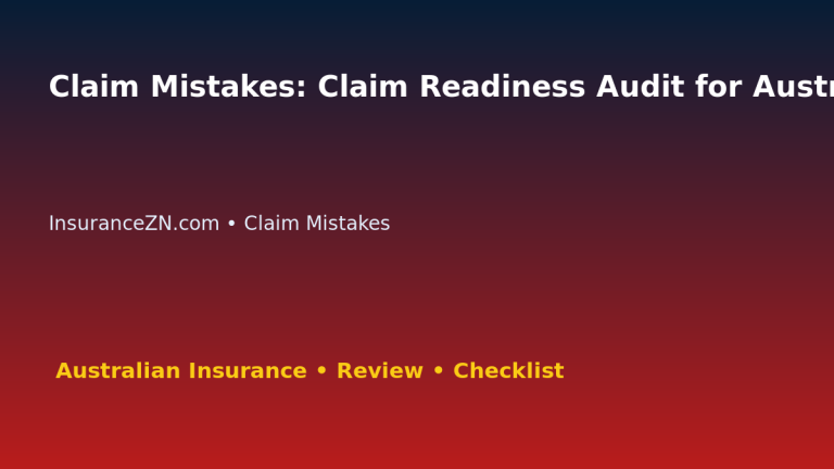 Claim Mistakes: Claim Readiness Audit for Australian Readers 2026 featured image