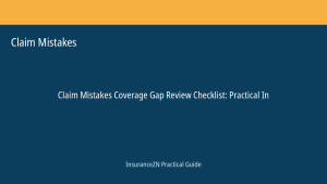 Claim Mistakes guide featured image: Coverage Gap Review Checklist