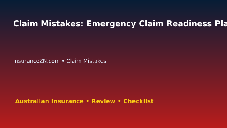 Claim Mistakes: Emergency Claim Readiness Plan for Australian Readers 2026 featured image