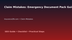 Claim Mistakes: Emergency Document Pack Guide for Australian Readers 2026 featured image