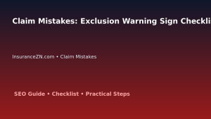 Claim Mistakes: Exclusion Warning Sign Checklist for Australian Readers 2026 featured image