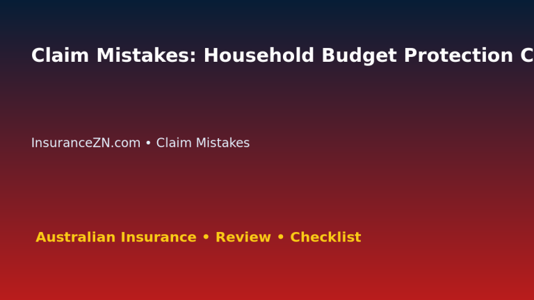 Claim Mistakes: Household Budget Protection Checklist for Australian Readers 2026 featured image