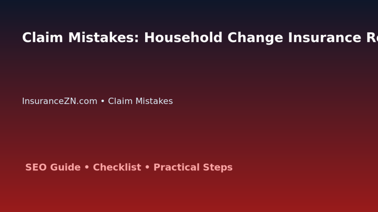 Claim Mistakes: Household Change Insurance Review for Australian Readers 2026 featured image