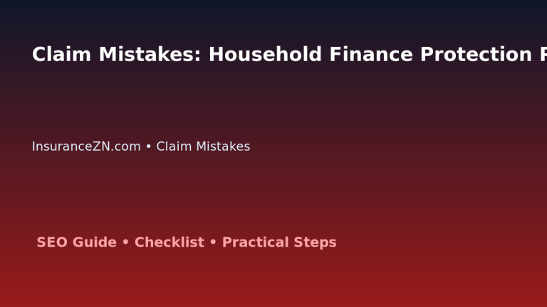 Claim Mistakes: Household Finance Protection Planner for Australian Readers 2026 featured image