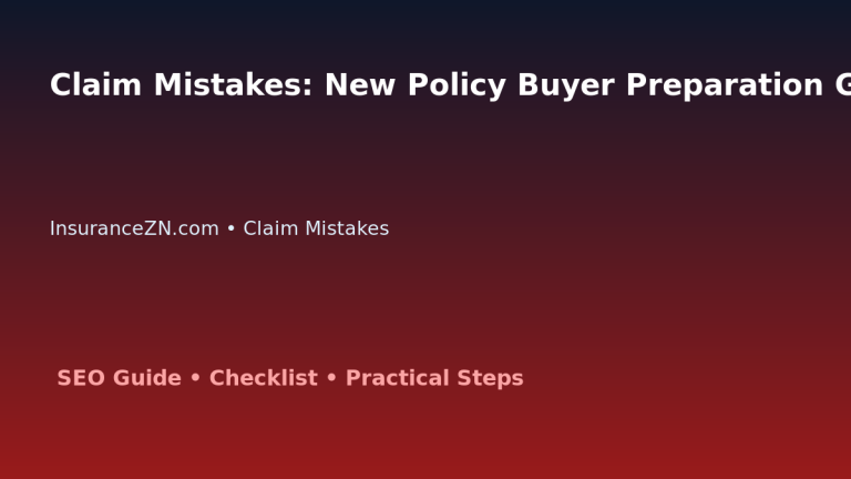 Claim Mistakes: New Policy Buyer Preparation Guide for Australian Readers 2026 featured image