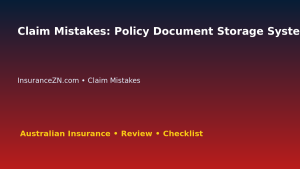 Claim Mistakes: Policy Document Storage System for Australian Readers 2026 featured image