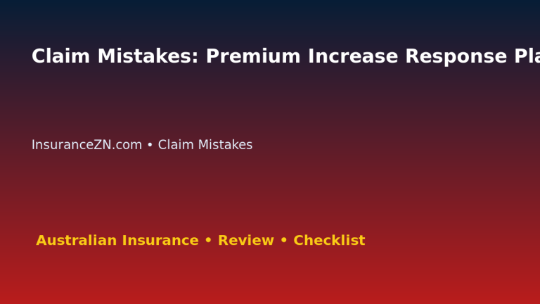 Claim Mistakes: Premium Increase Response Plan for Australian Readers 2026 featured image