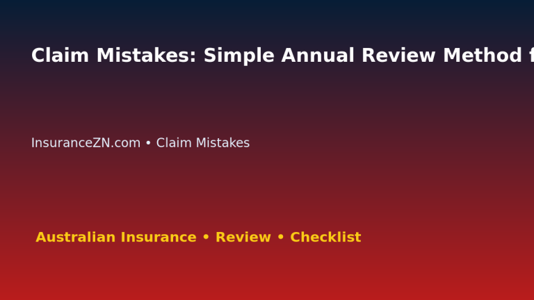 Claim Mistakes: Simple Annual Review Method for Australian Readers 2026 featured image