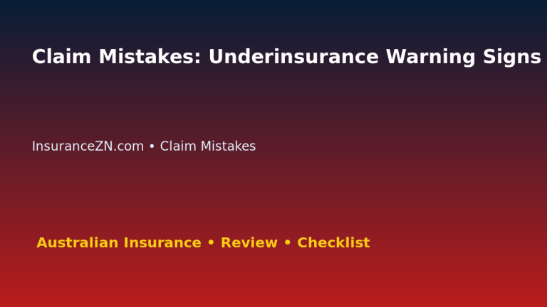 Claim Mistakes: Underinsurance Warning Signs for Australian Readers 2026 featured image