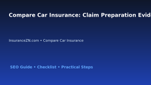 Compare Car Insurance: Claim Preparation Evidence Audit for Australian Readers 2026 featured image