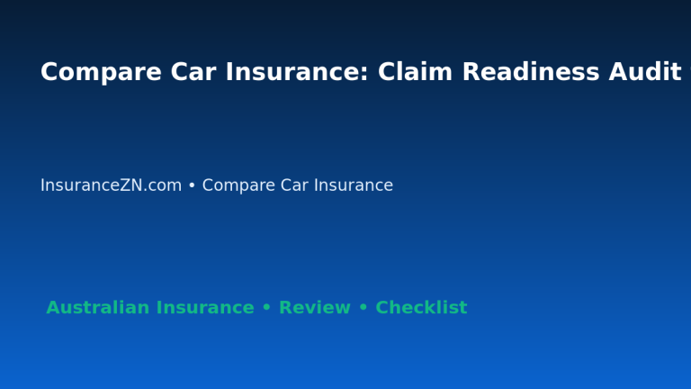 Compare Car Insurance: Claim Readiness Audit for Australian Readers 2026 featured image
