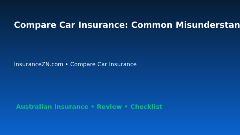 Compare Car Insurance: Common Misunderstanding Guide for Australian Readers 2026 featured image