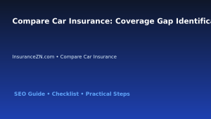 Compare Car Insurance: Coverage Gap Identification Guide for Australian Readers 2026 featured image