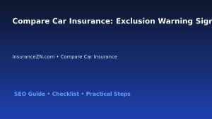 Compare Car Insurance: Exclusion Warning Sign Checklist for Australian Readers 2026 featured image