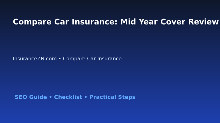 Compare Car Insurance: Mid Year Cover Review Checklist for Australian Readers 2026 featured image