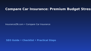 Compare Car Insurance: Premium Budget Stress Test for Australian Readers 2026 featured image