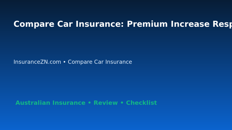 Compare Car Insurance: Premium Increase Response Plan for Australian Readers 2026 featured image