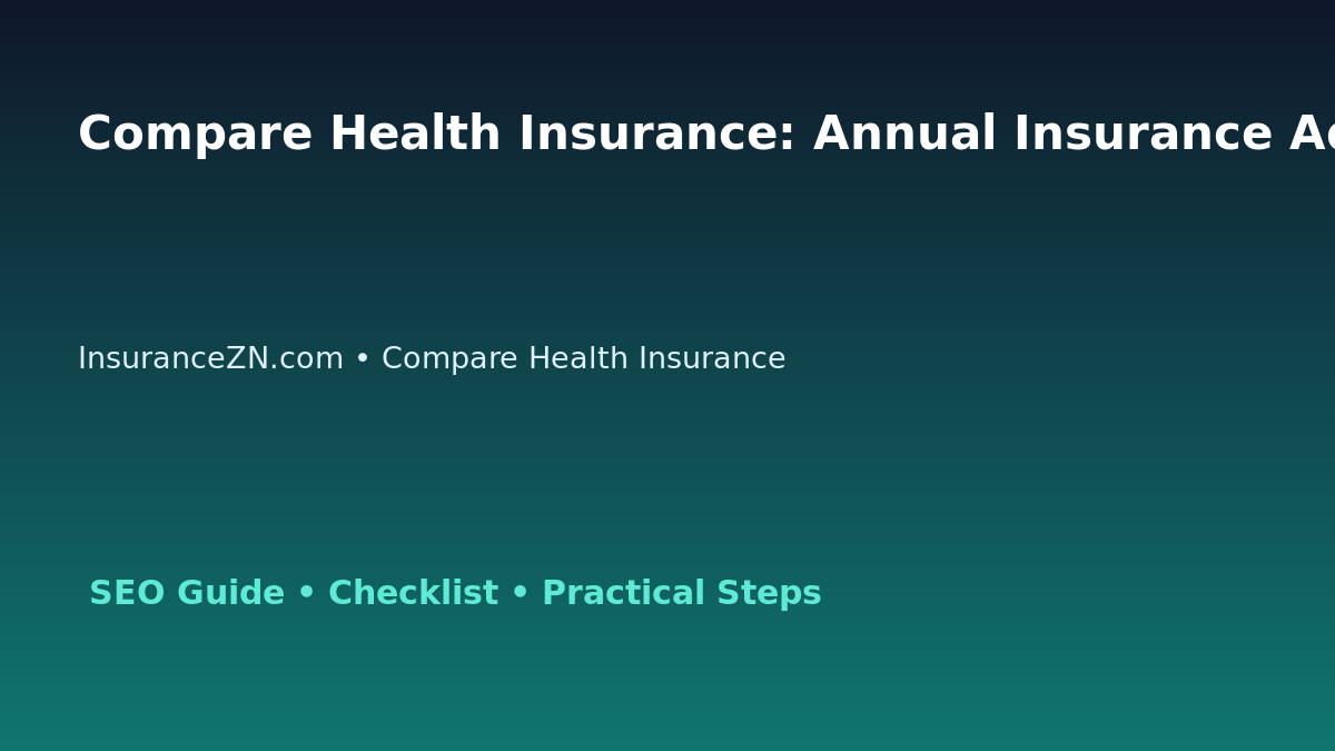 Compare Health Insurance: Annual Insurance Admin Routine for Australian Readers 2026 featured image