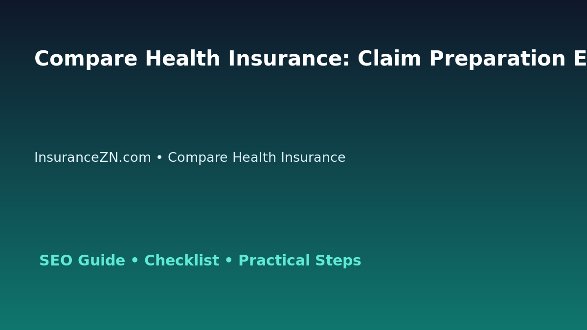 Compare Health Insurance: Claim Preparation Evidence Audit for Australian Readers 2026 featured image