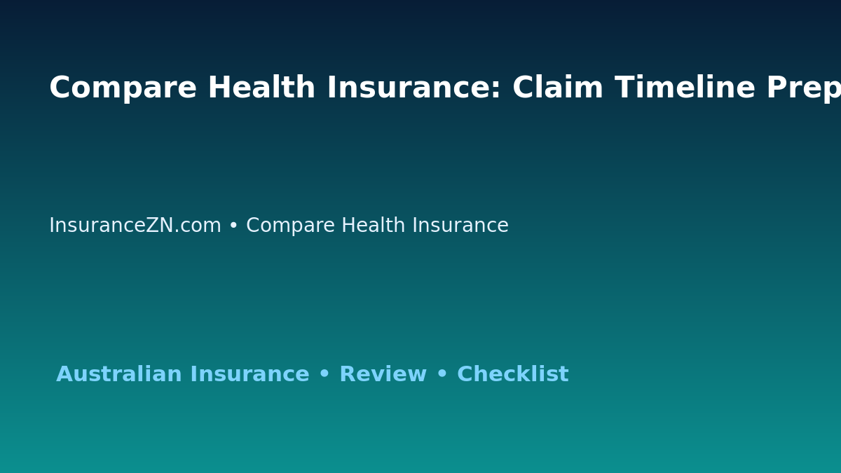 Compare Health Insurance: Claim Timeline Preparation Guide for Australian Readers 2026 featured image
