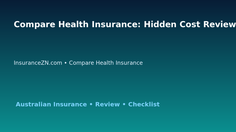 Compare Health Insurance: Hidden Cost Review Checklist for Australian Readers 2026 featured image