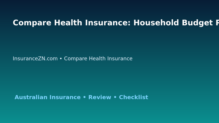 Compare Health Insurance: Household Budget Protection Checklist for Australian Readers 2026 featured image