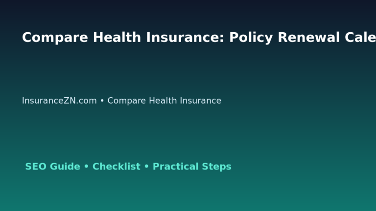 Compare Health Insurance: Policy Renewal Calendar Checklist for Australian Readers 2026 featured image
