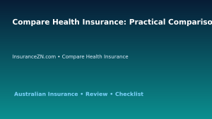 Compare Health Insurance: Practical Comparison Checklist for Australian Readers 2026 featured image