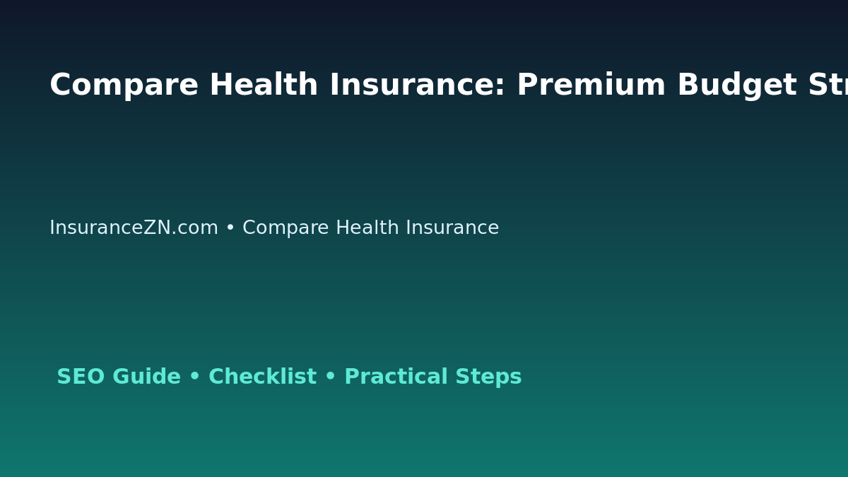 Compare Health Insurance: Premium Budget Stress Test for Australian Readers 2026 featured image