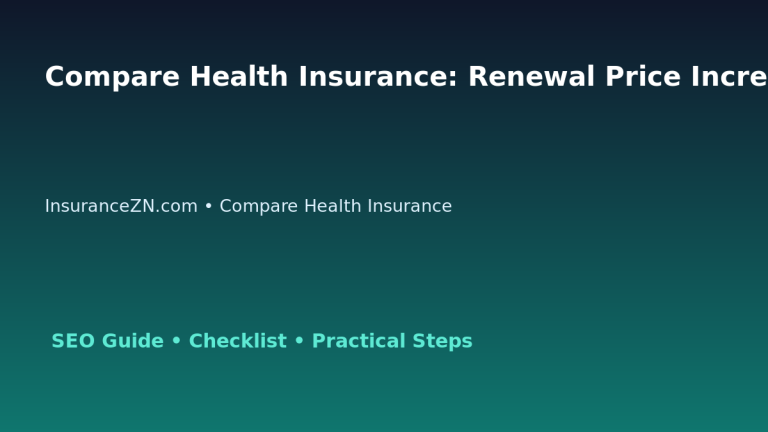 Compare Health Insurance: Renewal Price Increase Response Plan for Australian Readers 2026 featured image