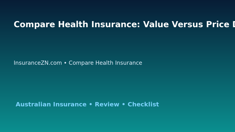 Compare Health Insurance: Value Versus Price Decision Framework for Australian Readers 2026 featured image
