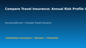 Compare Travel Insurance: Annual Risk Profile Update for Australian Readers 2026 featured image
