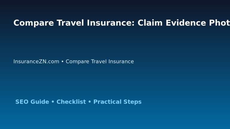 Compare Travel Insurance: Claim Evidence Photo and Receipt System for Australian Readers 2026 featured image