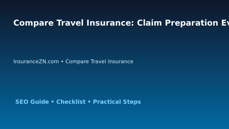Compare Travel Insurance: Claim Preparation Evidence Audit for Australian Readers 2026 featured image