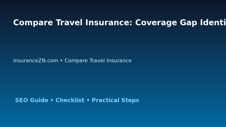 Compare Travel Insurance: Coverage Gap Identification Guide for Australian Readers 2026 featured image