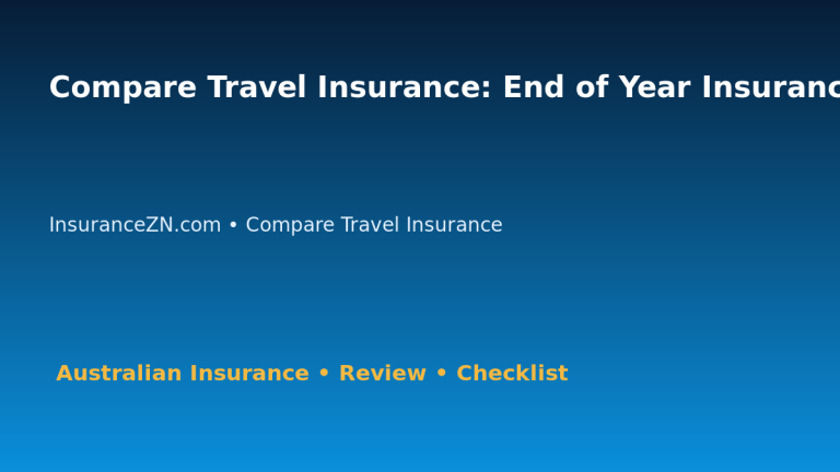 Compare Travel Insurance: End of Year Insurance Cleanup for Australian Readers 2026 featured image