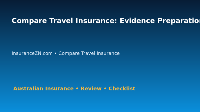 Compare Travel Insurance: Evidence Preparation Planner for Australian Readers 2026 featured image