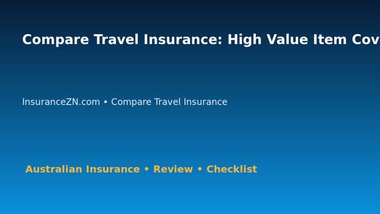 Compare Travel Insurance: High Value Item Cover Review for Australian Readers 2026 featured image