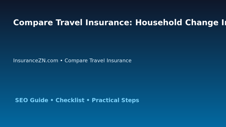 Compare Travel Insurance: Household Change Insurance Review for Australian Readers 2026 featured image